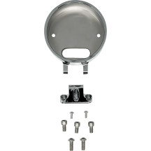 Round Gauge Bezel Kit for Ascent Pro Riser — Chrome, Billet Aluminum