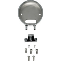 Round Gauge Bezel Kit for Ascent Pro Riser — Chrome, Billet Aluminum