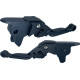 Juego de palancas ajustables Anthem Pro para Harley Models — corto, plegable, negro pulido