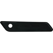 Saddlebag Latch Covers — Black Gloss, Billet Aluminum, Pair
