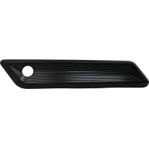 Saddlebag Latch Covers — Black Gloss, Billet Aluminum, Pair