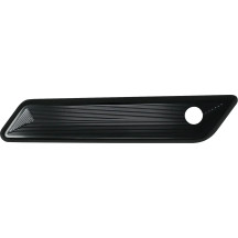 Saddlebag Latch Covers — Black Gloss, Billet Aluminum, Pair