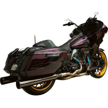 Saddlebag Latch Covers — Black Gloss, Billet Aluminum, Pair