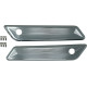 Cubiertas para pestillos de alforja — Chrome, aluminio billet