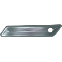 Saddlebag Latch Covers — Chrome, Billet Aluminum