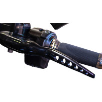 Racing Hand Levers — Brake, Clutch, Pair, Black