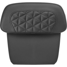 Chopped Tour Pak Backrest Pads — Black, Chopped Tour-Pak