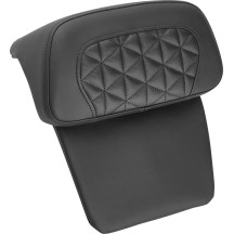 Chopped Tour Pak Backrest Pads — Black, Chopped Tour-Pak