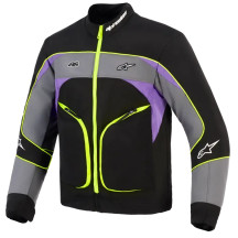 Chaqueta Unite — 2XL, Hombre, Violeta/Negro/Gris/Verde fluorescente