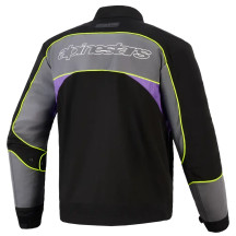 Chaqueta Unite — 2XL, Hombre, Violeta/Negro/Gris/Verde fluorescente