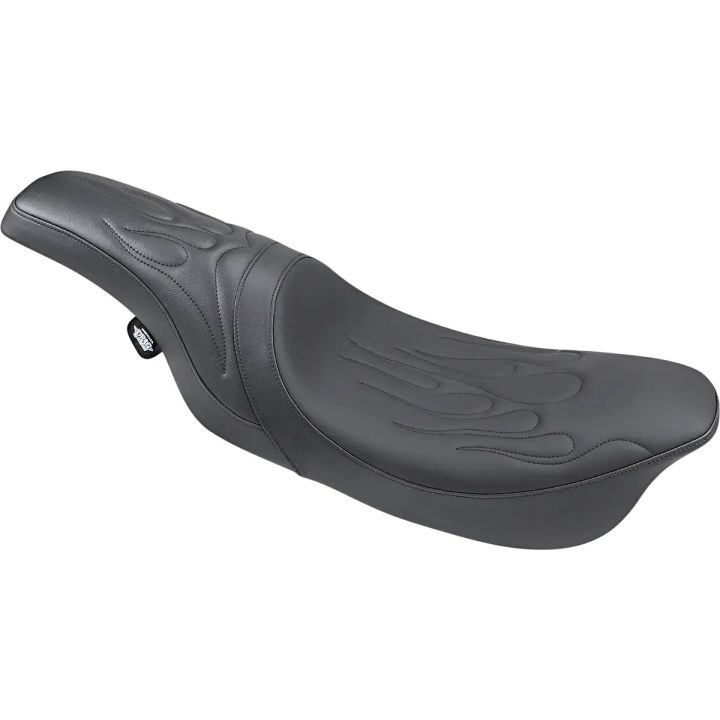 Predator Seat — 16" x 10", lowers rider 3/4", fits Drag & most H-D sissy bars