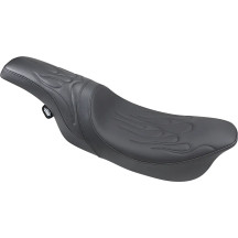 Predator Seat — 16" x 10", lowers rider 3/4", fits Drag & most H-D sissy bars