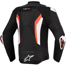 Chaqueta Alpinestars T-GP Air — 2XL, Negro/Rojo Flúo/Blanco