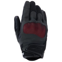Stella Mogress Airflow Gloves — M, Dark Red/Black