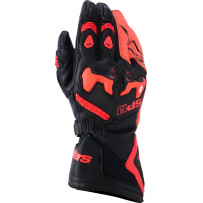 SP-9 Gloves — 3XL, Black, Fluorescent Red