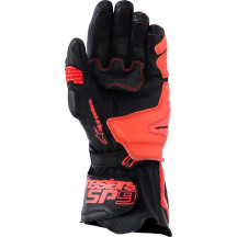 SP-9 Gloves — 3XL, Black, Fluorescent Red