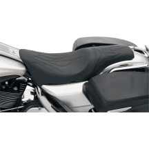 Predator Seat — 16" x 10", lowers rider 3/4", fits Drag & most H-D sissy bars