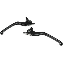 Hand Levers — fits Harley Touring models, Black Polished