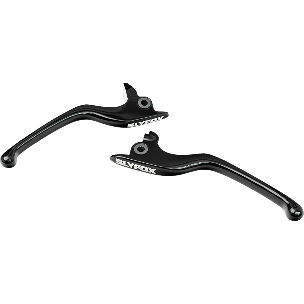 Hand Levers — fits Harley Touring models, Black Polished