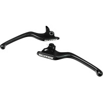 Hand Levers — for Harley Touring models, Black, Polished