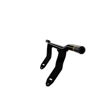 Motorcycle Crash Bar — Black, frame-mount, bolt-on