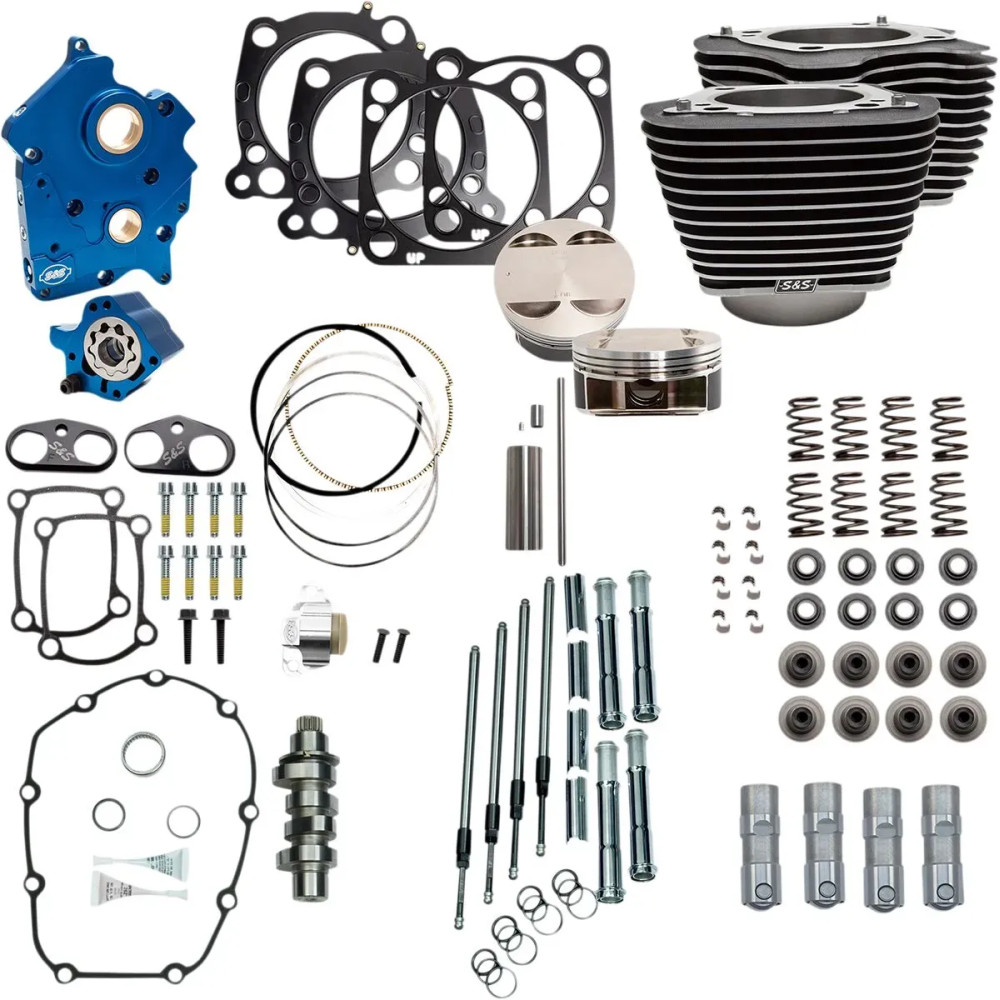 128" Power Package — 128", 4.250", 4.500", 11.1:1, Wrinkle Black