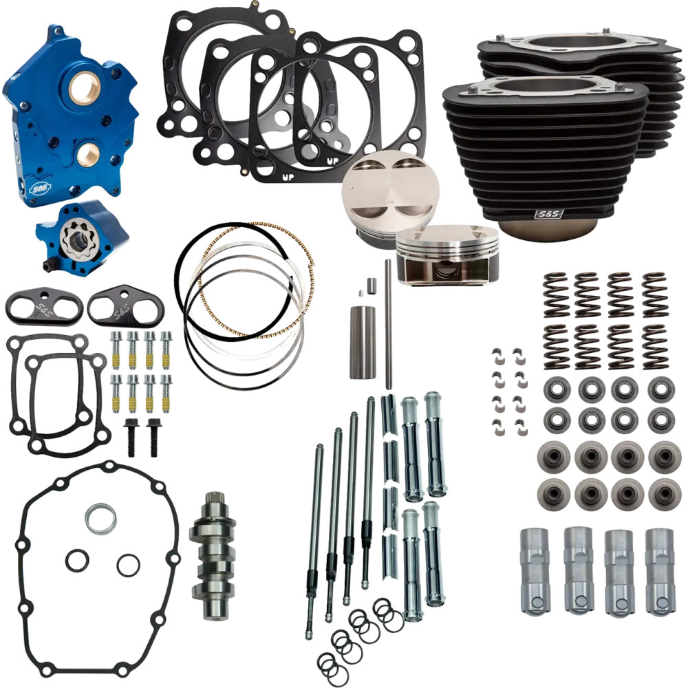 128" Power Package — 128", 11.1:1, Chain Drive, Wrinkle Black