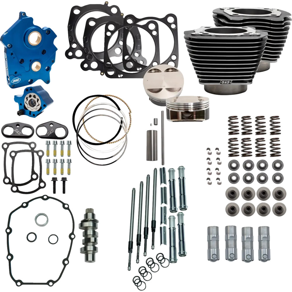 128" Power Package — 128", 4.250", 4.500", 11.1:1, Black Granite