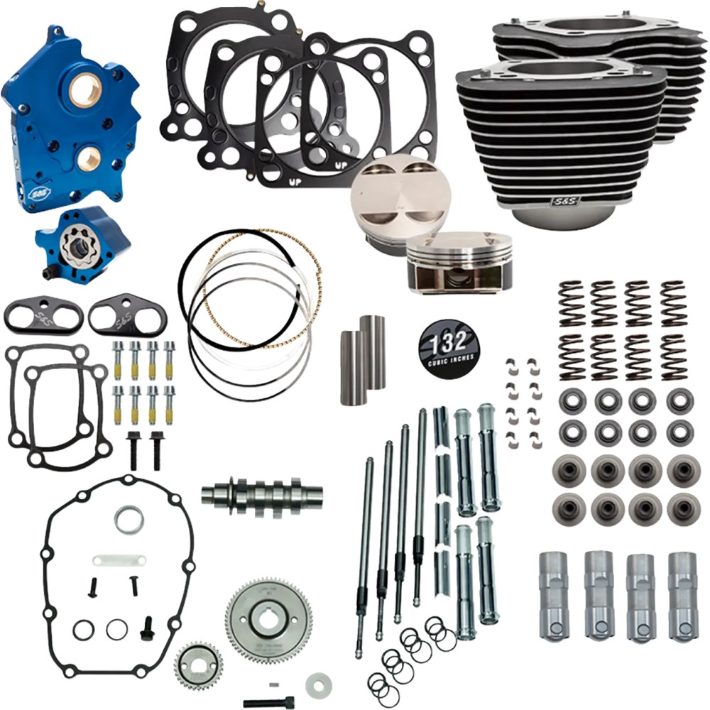 132" Power Package — 4.320" Bore, 11.0:1 Compression, 132"