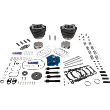 Engine Performance Kit — 129 in, 4.320 in, 11.0:1, Gear, Wrinkle Black