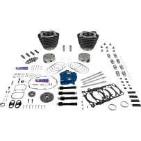 Engine Performance Kit — 129 in, 4.320 in, 11.0:1, Gear, Wrinkle Black