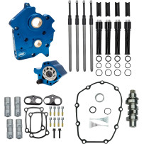 Cam Chest Kit with HPT560 Cam — Chain Drive, Black Pushrod Tubes