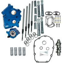 Cam Chest Kit with HPT560 Cam — Chain Drive, Chrome Pushrod Tubes