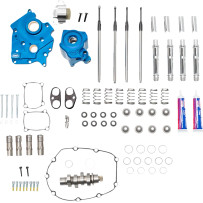 Cam Chest Kit for M8 — Chain Drive, Blue Anodized, 540C