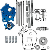 Cam Chest Kit for M8 — Gear Drive, 496 Series, Oil Cooled, Chrome Pushrod Tubes