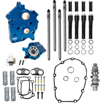 Cam Chest Kit for M8 — Chain Drive, Water Cooled, 496 Series, Black Pushrod Tubes