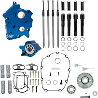 Cam Chest Kit without Cams for Gear Drive M8 — Gear Drive, Black Pushrod Tubes