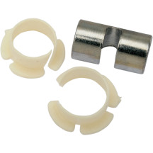 Clutch Cable Anchor/Bushing Kit — Chrome