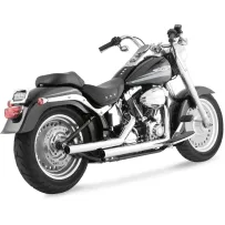 Vance & Hines Straightshots Exhaust System — 2-1/4" Chrome, 2-Into-2