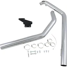 Vance & Hines Straightshots Exhaust System — 2-1/4" Chrome, 2-Into-2