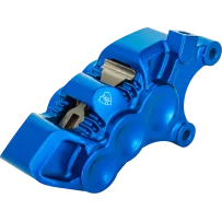 Mono Axial Brake Caliper — 6 Piston, Blue, Right, 356 mm (14")