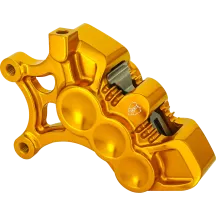 Mono Axial Brake Caliper — 6 Piston, Axial, Left, Gold, 356 mm (14")