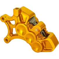 Mono Axial Brake Caliper — 6 Piston, Axial, Left, Gold, 356 mm (14")
