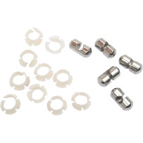 Clutch/Brake Cable Anchor Pin and Bushings Kit — 5-Pack, Silver