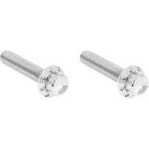 Transmission Side Cover Titanium 12-Point Bolt Cover — Titanium, Polished
