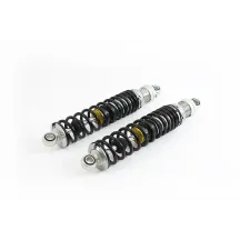 Shock Absorber TTX Flow — 340 mm, Rear, Pair, Black, Silver