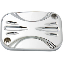 Master Cylinder Cover — Deep Cut, Chrome