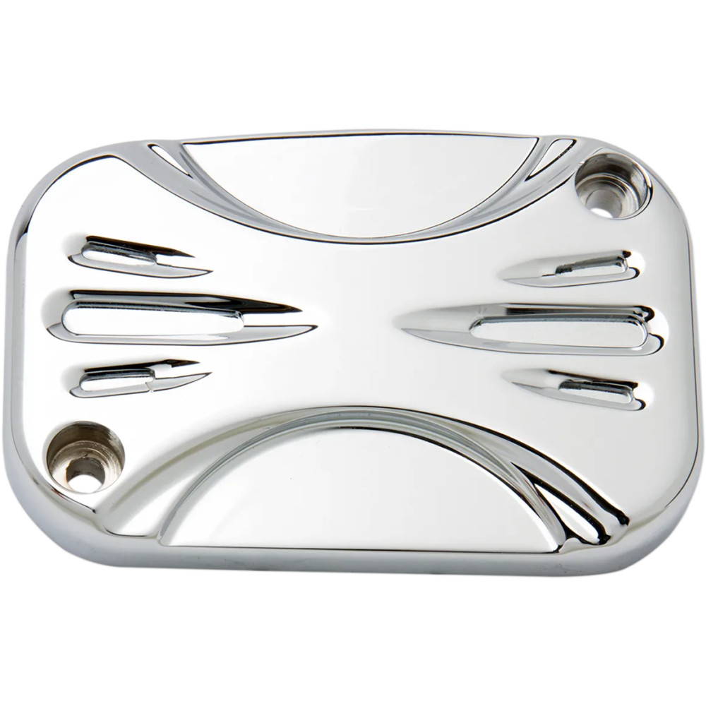 Master Cylinder Cover — Deep Cut, Chrome