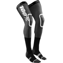REV Knee Brace Performance Moto Socks — Knee-High, L/XL, Black