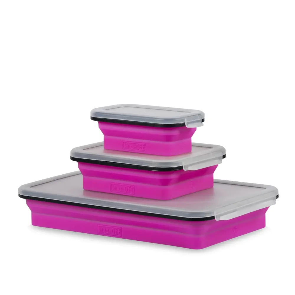 MUC-OFF Silicone Trays — Small, Medium, Large